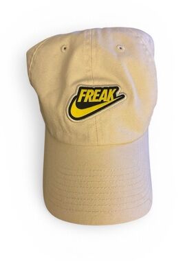 NIKE Giannis Antetokounmpo Baseball Cap with Yellow 'FREAK' Logo
